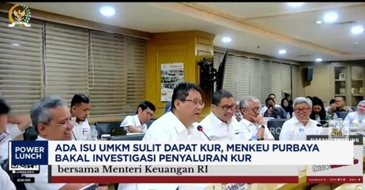 Menteri Keuangan Akan Menindak Tegas Perbankan Yang Mempersulit Penyaluran KUR Kepada UMKM