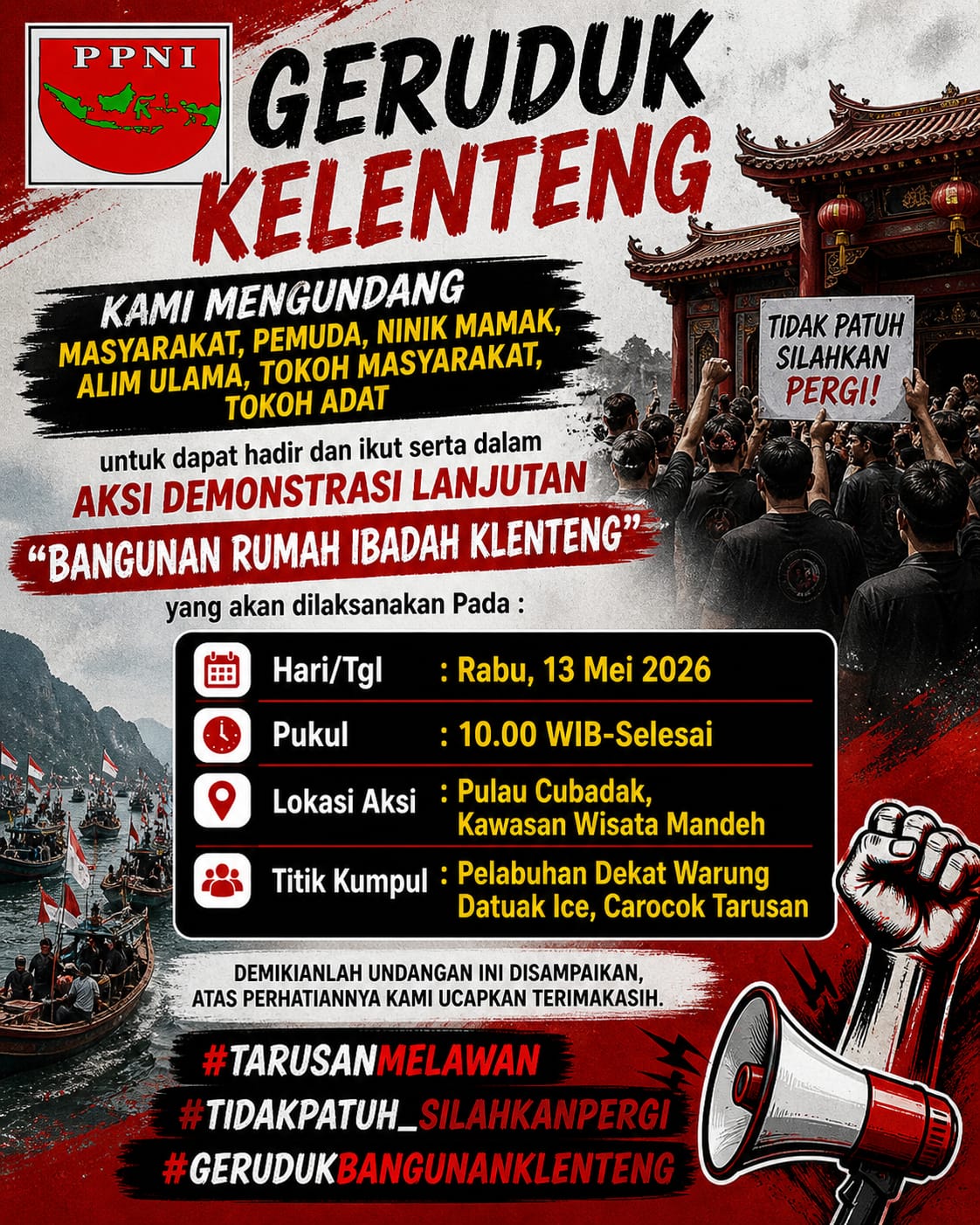 PPNI Tegaskan Aksi Terkait Polemik Izin Rumah Ibadah Murni Gerakan Rakyat Tolak Agenda Politik